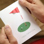 Happy Father's Day Golf Card, thumbnail 2 of 7