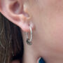 Milestone Birthday Sterling Silver Hoop Earrings, thumbnail 9 of 12