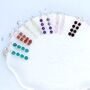 Precious Stone Drop Earrings On Hoops, thumbnail 4 of 10