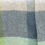 Green And Blue Check Wool Throw, thumbnail 3 of 3