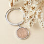 50th Birthday 1976 Halfpenny Keyring, thumbnail 2 of 9