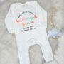 First Mother's Day Best Friends Forever Personalised Babygrow, thumbnail 8 of 9