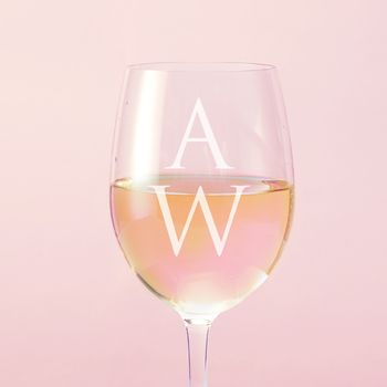 Monogram Wine Glass, 2 of 3