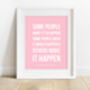 'Make It Happen' Inspirational Quote Print, thumbnail 5 of 6
