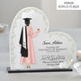 Personalised Graduation Islamic Heart Plaque Gift, thumbnail 4 of 11