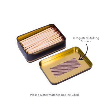 Match Tin Storage Box Candle Home Accessory Matches | Like A Moth, 4 of 6