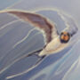 Swallow Arrives Oil Painting, thumbnail 6 of 9