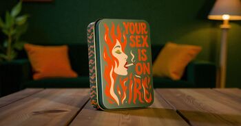 Match Tin Storage Box Candle Home Accessory Matches | Your Sex Is On Fire, 6 of 6