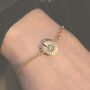 Daisy Bracelet 18k Gold Plated Floral Jewellery, thumbnail 5 of 7