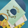 'Happy Birthday To You' Luxe Vinyl Music Birthday Card, thumbnail 2 of 2