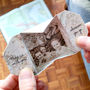 Personalised Origami Travel Photo Vintage Map Keepsake, thumbnail 1 of 6