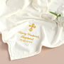 Personalised Ivory Christening Blanket, thumbnail 1 of 7