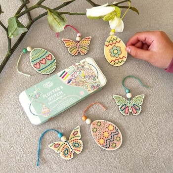 Flutter And Stitch Decoration Kit, 2 of 11