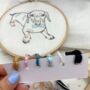 Sausage Dog Embroidery, thumbnail 7 of 8