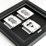 Personalised Mrs And Mrs Wedding Gift Queen Playing Cards Frame, thumbnail 2 of 9