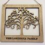 Small Family Tree Wall Art, thumbnail 3 of 4