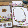 Foxgloves And Lupin Wildflower Writing Set, thumbnail 3 of 8