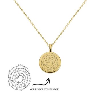 Secret Message Necklace Necklace, 3 of 5