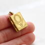 Flower Book Locket Necklace, thumbnail 1 of 10