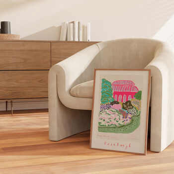Royal Botanic Garden Edinburgh Art Print Scotland Landmark Poster, 5 of 5