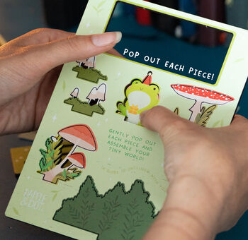 Personalised Cute Frog Birthday Pop Out Card, 4 of 5
