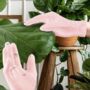 Pink Houseplant Duster Gloves, thumbnail 1 of 4