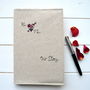 'Our Story' Personalised Linen Notebook, thumbnail 1 of 10