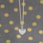 Forever Heart Solid Silver Necklace, thumbnail 2 of 7