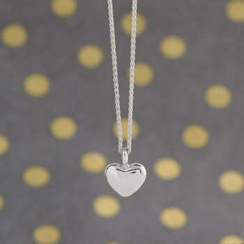 Forever Heart Solid Silver Necklace, 2 of 7
