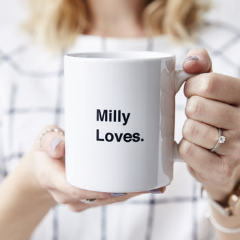 Personalised Mummy Loves Mug, 4 of 6