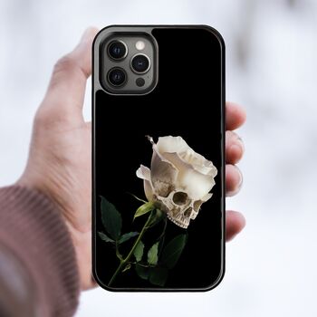 Skull And Rose Art iPhone Case, 3 of 5