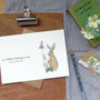 Hare And Heather Any Occasion Greetings Card, thumbnail 5 of 9