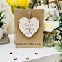 Personalised First Father's Day Name Keepsake Card, thumbnail 1 of 4