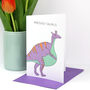 Preggo Saurus Dinosaur Pregnancy Card, thumbnail 1 of 4