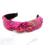 Handmade Recycled Silk Sari Ladies Headband, thumbnail 1 of 8