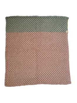 Snagl Baby Blanket In Khaki And Milky Brown, 4 of 12