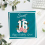 Sweet 16th Birthday Card, thumbnail 4 of 6