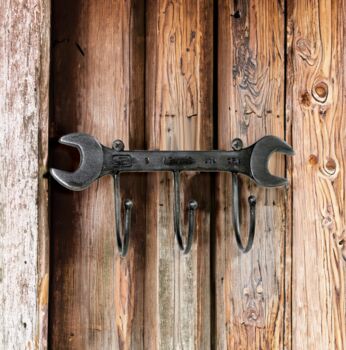 Recycled Spanner Coat Hook, 4 of 4