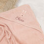 Personalised Trixie Aura Rabbit Hooded Towel, thumbnail 1 of 6