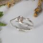 Silver And Rose Gold Woodland Twig Ring, thumbnail 4 of 12