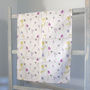 Bee And Spring Flowers Tea Towel, thumbnail 7 of 10