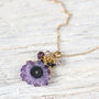 Amethyst, Gold And Diamond Chain Necklace, thumbnail 9 of 12