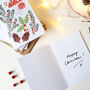 Pack Of Six Botanical Christmas Cards, thumbnail 4 of 4