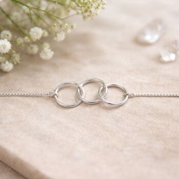 Mother, Daughter And Grandson Infinity Bracelet, 4 of 5