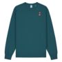 Organic Cotton Embroidered Parrot Sweatshirt, thumbnail 8 of 12