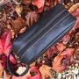 Luxury Brown Men's Leather Wash Bag, thumbnail 3 of 3