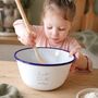 Personalised Enamel Mixing Bowl, thumbnail 1 of 2