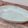 Sea Blue Oval Baking Dish, 36cm, thumbnail 1 of 4