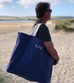 Personalised, Embroidered Large Beach Bag, 2 of 6
