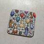 Winnie And Friends Pattern Coaster With Free Gift Card, thumbnail 3 of 6